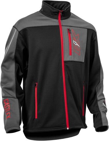 Castle X Men's Fusion G5 Mid-Layer Jacket (Hi-Vis/Black/Charcoal - Large) in Saudi Arabia