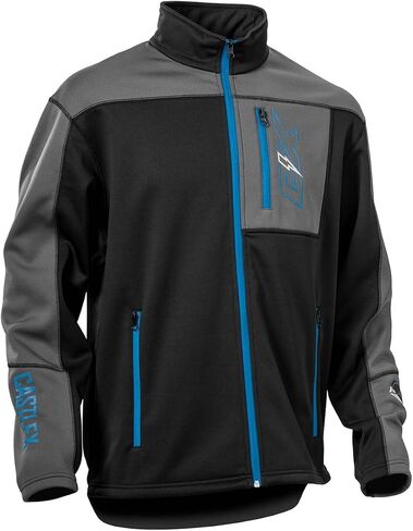 Castle X Men's Fusion G5 Mid-Layer Jacket (Hi-Vis/Black/Charcoal - Large) in Saudi Arabia