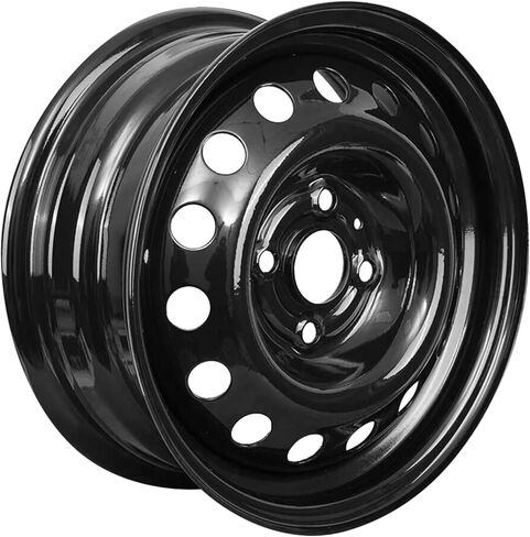 حافات جديدة 14 بوصة لعام 2006-2017 لهجة Hyundai رسمت بلاك 14 × 5.5 بوصة الحافات البديلة مصنع OEM （1 حزم） in Kuwait