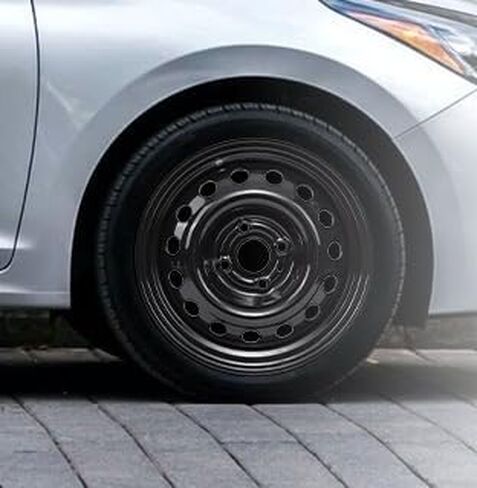 حافات جديدة 14 بوصة لعام 2006-2017 لهجة Hyundai رسمت بلاك 14 × 5.5 بوصة الحافات البديلة مصنع OEM （1 حزم） in Kuwait