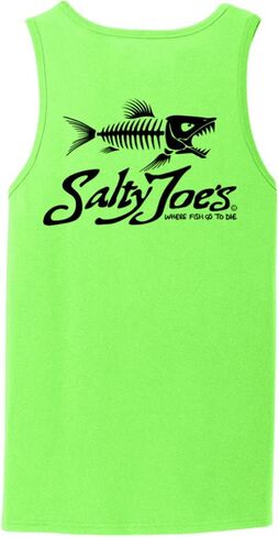 Salty Joes Mens Graphic Logo Collection قمم خزان قطنية ثقيلة الوزن في S-4XL in Saudi Arabia