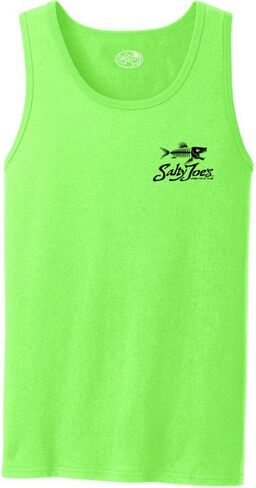 Salty Joes Mens Graphic Logo Collection قمم خزان قطنية ثقيلة الوزن في S-4XL in Saudi Arabia