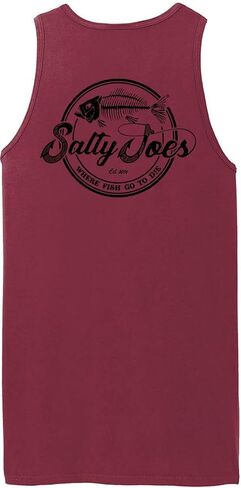 Joes Surf Shop Mens Graphic Logo Collection Beach Wash-Wash-dyped tops في S-4XL in Kuwait