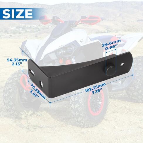 يدعم الحاجز الخلفي Autovic مجموعة أسود لـ Can Am Renegade 570 850 800 1000 طرازات in Saudi Arabia