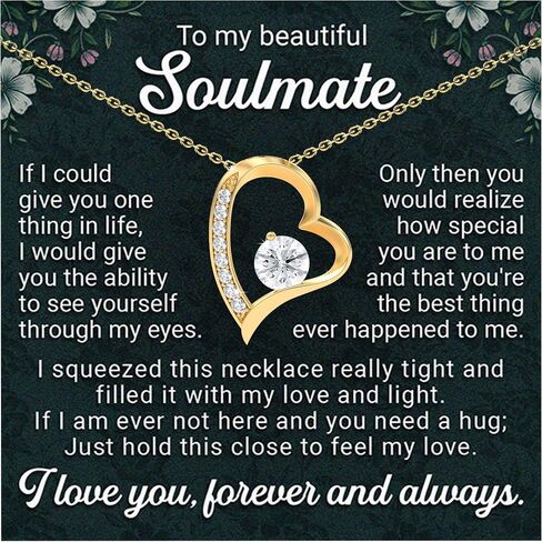 To My Beautiful Wife Necklace Hot Doe Forever Love Jewelry From Lover Husband to Beautiful Woman in Saudi Arabia