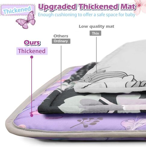 JISEN طفل صغير قيلولة حصيرة 3 في 1 كيس نوم للأطفال مع وسادة قابلة للإزالة وبطانية قيلولة حصيرة للأطفال الصغار للرعاية النهارية مرحلة ما قبل المدرسة رياض الأطفال التخييم السفر حورية البحر in Kuwait