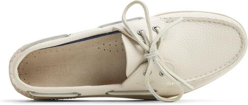 Sperry Men's Authentic Original 2-Eye Boat Shoe, White, 11 Wide in Saudi Arabia