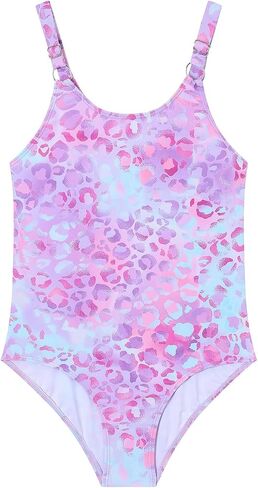 Girls One Piece Swimsuit Quick Dry Swimwear Swimming Beach Bathing Suit for 5-14 Years in Saudi Arabia