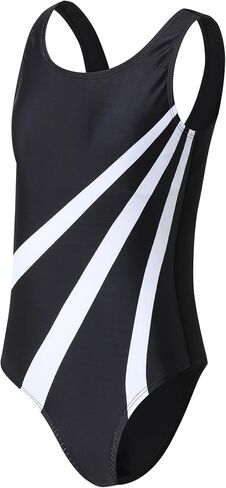 J·E Sterguard Girls' Swimwear Swimsuit Kids Bathing Suit One Piece Suits Swim for 8-16 221281 in Saudi Arabia