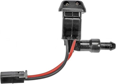 Left Windshield Washer Nozzle 2PC Replaces 10396655 Compatible with Cadillac STS 2006 2007 2008 2009 in Saudi Arabia