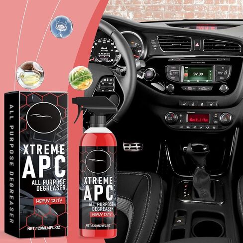 Car Multi-Functional Cleaner Fabric Seat Steering Wheel Wheel Body Inside and Outside Stain Cleaner4 Floz in Saudi Arabia