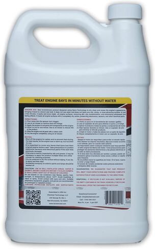 Engine AID Effectively Cleans Car Engine Bays Without The Need For Water, Formula Designed To Remove Dirt, Oils & Grease, Non-Flammable & ECO Friendly, (32 Fl Oz) W/1/Microfiber Towel (1-Pack) in Kuwait