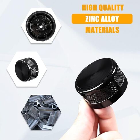 LLKUANG SV Zinc Alloy Replacement Gear Shift Knob Head Compatible with Land Rover Discovery Sport Discovery 4 LR4 LR5 L462 Range Rover Evoque Vogue Velar 2017-2019 (Black) in Saudi Arabia