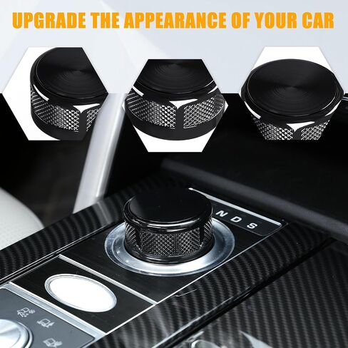 LLKUANG SV Zinc Alloy Replacement Gear Shift Knob Head Compatible with Land Rover Discovery Sport Discovery 4 LR4 LR5 L462 Range Rover Evoque Vogue Velar 2017-2019 (Black) in Saudi Arabia