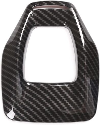 Toycidfg Car Gear Shift Shift Cover Cover Frame for Alfa Romeo Stelvio 2020-2023 ABS Carbon Carbon Pattern Pattern Accessories in Saudi Arabia