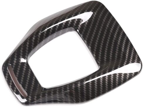 Toycidfg Car Gear Shift Shift Cover Cover Frame for Alfa Romeo Stelvio 2020-2023 ABS Carbon Carbon Pattern Pattern Accessories in Saudi Arabia