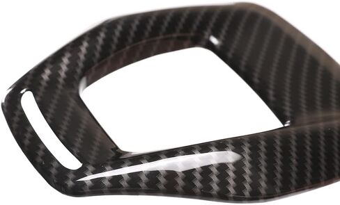 Toycidfg Car Gear Shift Shift Cover Cover Frame for Alfa Romeo Stelvio 2020-2023 ABS Carbon Carbon Pattern Pattern Accessories in Saudi Arabia