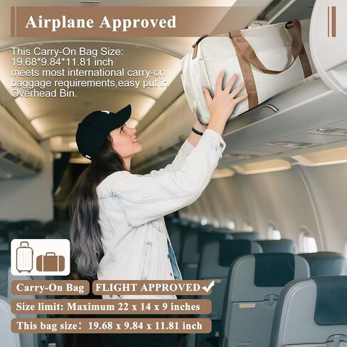 Large Vacuum Travel Bag with Air Pump, Seal Compression Personal Item Carry on Bags for Airlines, Weekender Overnight Bag for Women, Green in Saudi Arabia