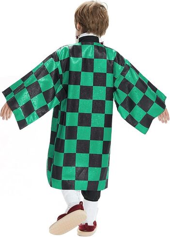 Kids Anime Cosplay Kimono Outfit Uniform Anime Cosplay Costume Halloween Party Set in Saudi Arabia