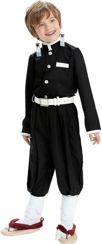 Kids Anime Cosplay Kimono Outfit Uniform Anime Cosplay Costume Halloween Party Set in Saudi Arabia