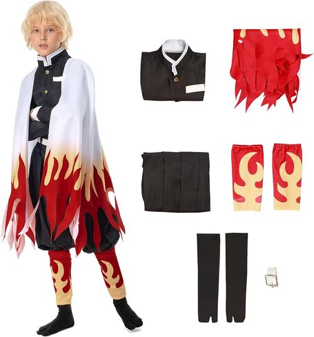 Kids Anime Cosplay Kimono Outfit Uniform Anime Cosplay Costume Halloween Party Set in Saudi Arabia