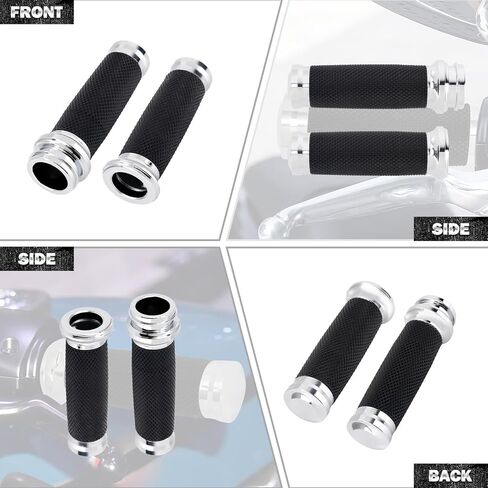 HDBUBALUS 1" Electronic Throttle Handlebar Grips Motorcycle Hand Grips Fit for Harley Street Electra Road Glide Road King in Saudi Arabia