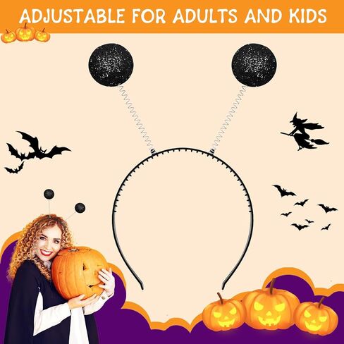 JGCWorker Alien Headband for Women Girls, Halloween Cosplay Space Alien Costume Hair Accessories Martian Antenna Headpiece in Kuwait