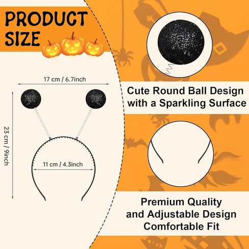 JGCWorker Alien Headband for Women Girls, Halloween Cosplay Space Alien Costume Hair Accessories Martian Antenna Headpiece in Kuwait