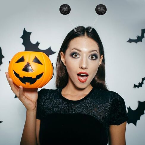 JGCWorker Alien Headband for Women Girls, Halloween Cosplay Space Alien Costume Hair Accessories Martian Antenna Headpiece in Kuwait