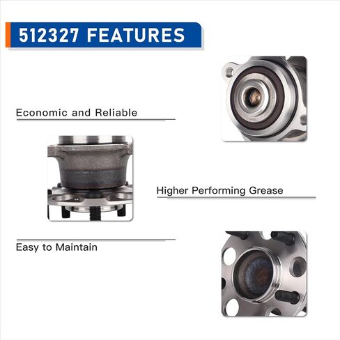 Parod Pair 512327 محور العجلات الخلفية وتجميع الحامل الملاءمة لعام 2004-2008 Acura TSX ، 2005-2007 Honda Accord Hybrid in Saudi Arabia