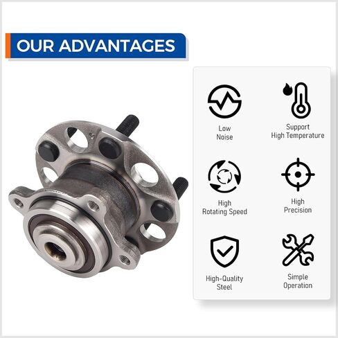 Parod Pair 512327 محور العجلات الخلفية وتجميع الحامل الملاءمة لعام 2004-2008 Acura TSX ، 2005-2007 Honda Accord Hybrid in Saudi Arabia