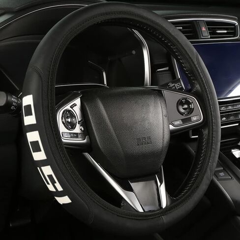 Leather Steering Wheel Cover Compatible with Dodge RAM 1500 Universal Size (1500) in Kuwait