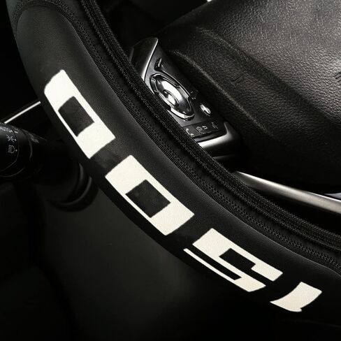Leather Steering Wheel Cover Compatible with Dodge RAM 1500 Universal Size (1500) in Kuwait