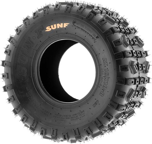 SUNF 18X10-8 ATV UTV TYRE 18X10X8 KNOBBY 6 PR A035 - زوج من 2 in Saudi Arabia