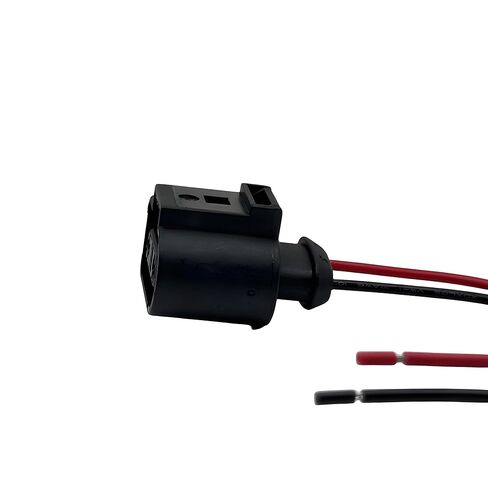 Coolant Temperature Sensor Plug Connector Wiring Harness Pigtail 1K0 973 202, Compatible with Audi VW Golf Jetta Passat A3 A4 A6 A8 MK5 MK6, Replacement for 1K0973202 LJQ in Kuwait
