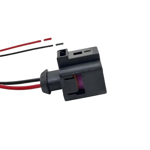 Coolant Temperature Sensor Plug Connector Wiring Harness Pigtail 1K0 973 202, Compatible with Audi VW Golf Jetta Passat A3 A4 A6 A8 MK5 MK6, Replacement for 1K0973202 LJQ in Kuwait