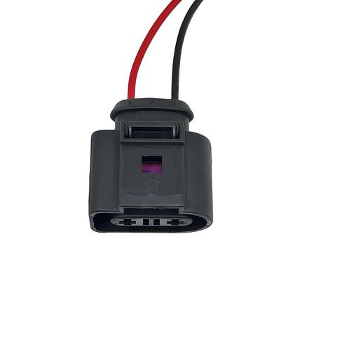 Coolant Temperature Sensor Plug Connector Wiring Harness Pigtail 1K0 973 202, Compatible with Audi VW Golf Jetta Passat A3 A4 A6 A8 MK5 MK6, Replacement for 1K0973202 LJQ in Kuwait