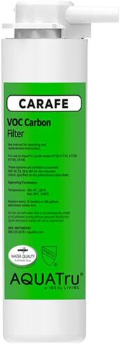 AquaTru Carafe AT100 2-Stage Pre/Carbon Filter | Reduces Sand, Silt, Sediment, Rust, and Particles | Activated Carbon Reduces Chlorine Taste and Odors in Saudi Arabia