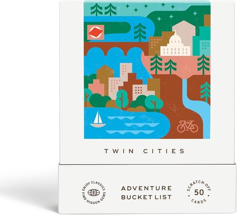 Minnesota Adventure Bucket List: 50 Scratch-Off Cards Featuring Minnesota Tourist Attractions, Outdoor Activities, and Road Trips - Perfect Experience Gift and Travel Guide for Exploring in Kuwait