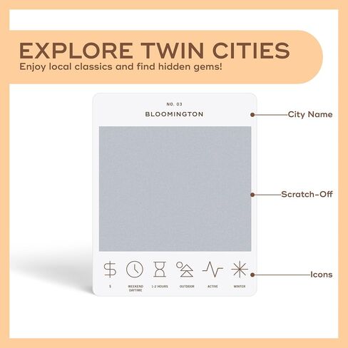 Minnesota Adventure Bucket List: 50 Scratch-Off Cards Featuring Minnesota Tourist Attractions, Outdoor Activities, and Road Trips - Perfect Experience Gift and Travel Guide for Exploring in Kuwait