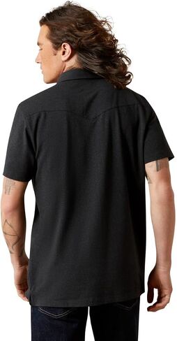 ARIAT Men's Retro Western Snap Polo in Saudi Arabia