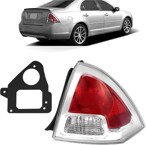 HECASA Pair Tail Light Compatible with 2006-2009 Ford Fusion S SE SEL Replacement for FO2818123 FO2819113 Tail Rear Lamp Red+Clear Lens LH&RH in Saudi Arabia