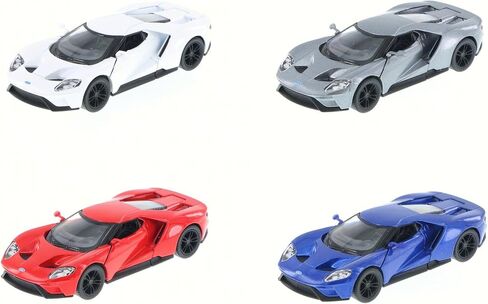 KiNSMART 2017 Ford GT Hardtop Red 1:38 Scale 5" Die Cast Metal Model Toy Super Sports Car in Kuwait