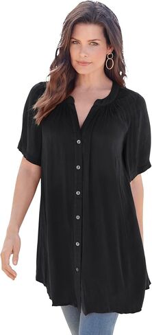ROAMAN's Women's Plus Size Plus Size Angelina Tunic Top in Kuwait