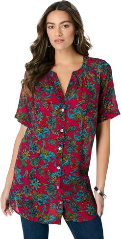 ROAMAN's Women's Plus Size Plus Size Angelina Tunic Top in Kuwait
