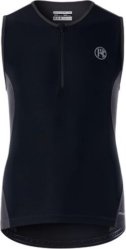 Triathlon Top Mens with Pockets Essential Mens Sleeveless Cycling Jersey Tri Singlet in Kuwait