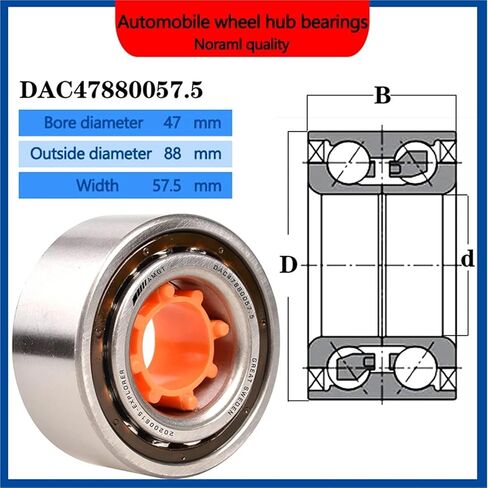 1PCS HUB HUB المحمل DAC47880057.5 90369-47001 4245128010 9052193003 DU47888-2LFT (DAC47880057.5-2RSP5) in Kuwait