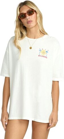 Billabong Women's Super Soft Cotton Knit Jersey Tee Short Sleeve T-Shirt (XS-XL) in Saudi Arabia
