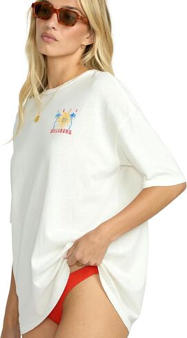 Billabong Women's Super Soft Cotton Knit Jersey Tee Short Sleeve T-Shirt (XS-XL) in Saudi Arabia