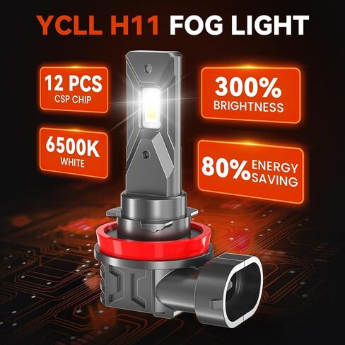 Fits for Chevy Colorado 2004 2005 2006 2007 2008 2009-2012 LED Light Bulb Combo,9005 High Beam 9006 Low Beam + H11/9045 Fog Lights Combo, 6500K,500% Brightness,Plug and Play,70W,6 Pack in Kuwait